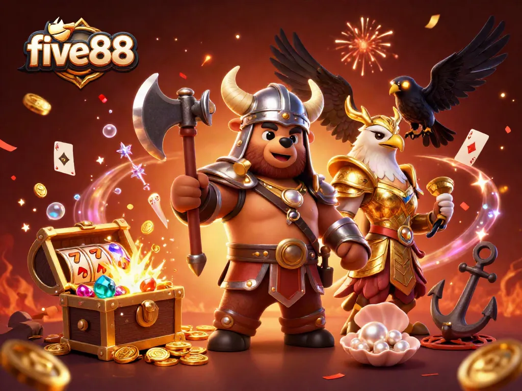 Experience thrilling gameplay at five88 with our Viking-themed gambling adventure.
