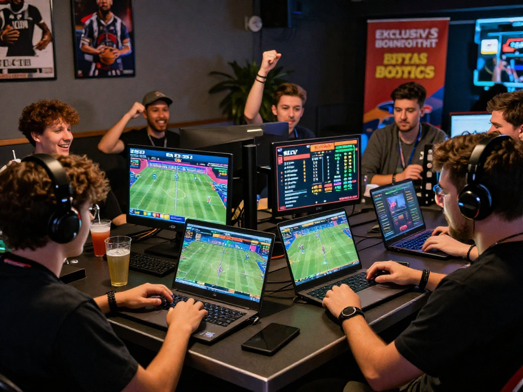 EK 333 online betting platform with diverse players enjoying live sports betting in a vibrant atmosphere.