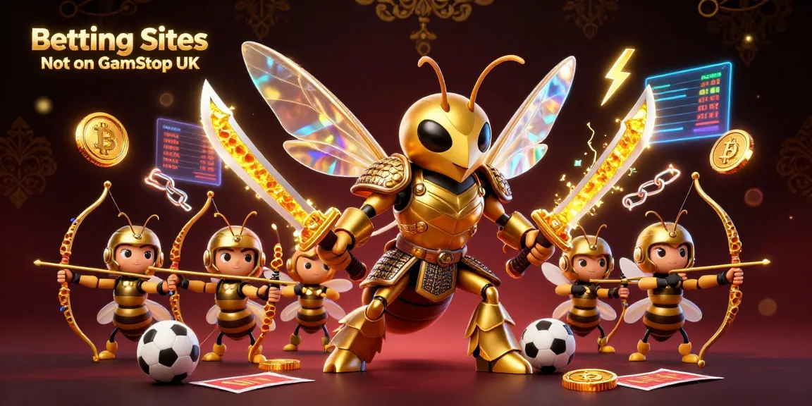 Engage with Betting Sites Not on GamStop UK through a vibrant 3D illustration featuring dynamic sports betting action.
